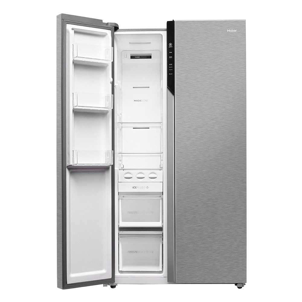 Haier Wifi enabled 602 L smart convertible  Double Door Side By Side Refrigerator, Expert Inverter Technology , HRS-682SSU1